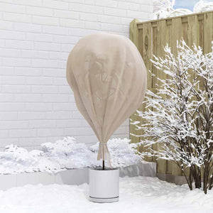 Beige Winterschutzvlies für Pflanzen 50x3,2m