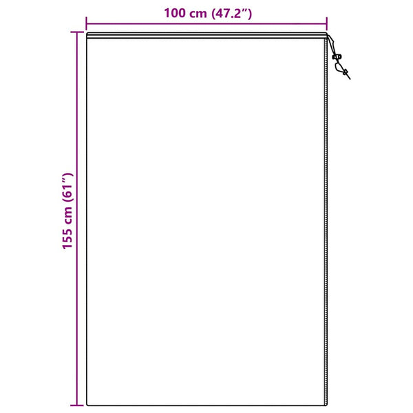 Winterschutz Pflanzen Vlies 1.55x1m, 5er-Set