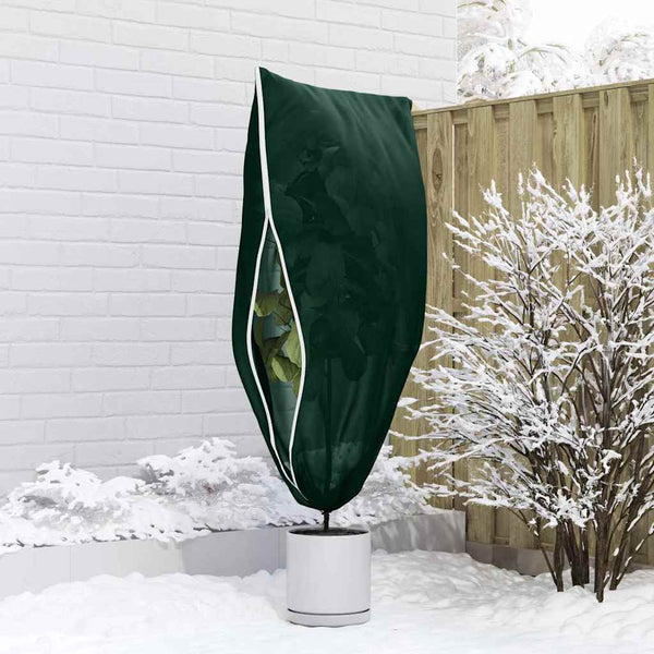 Winterschutz Pflanzen Vliesstoff Grün 5er-Set