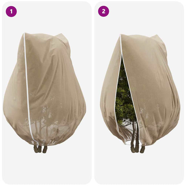 Winterschutz Pflanzenvlies Beige 2,4x2m
