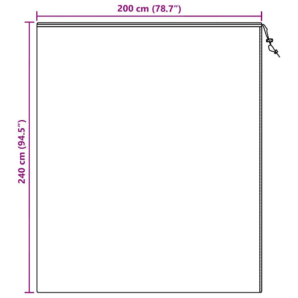 Winterschutz Pflanzenvlies Beige 2,4x2m