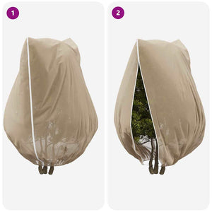 Winterschutz Pflanzenvlies Beige 3,5x2,5m