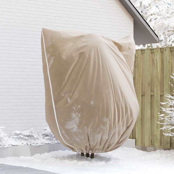 Winterschutz Pflanzenvlies Beige 2,4x2m 3er-Set
