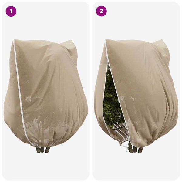 Winterschutz Pflanzenvlies Beige 3er-Set