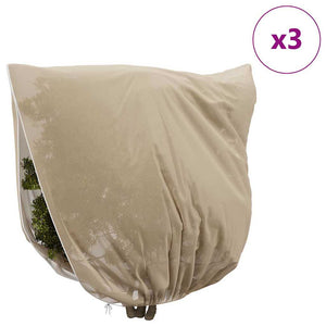 Pflanzen Winterschutz Vlies Beige 3er-Set
