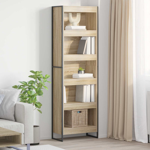 Bücherregal Sonoma Holzwerkstoff 60x30x189,5cm, 2er-Set