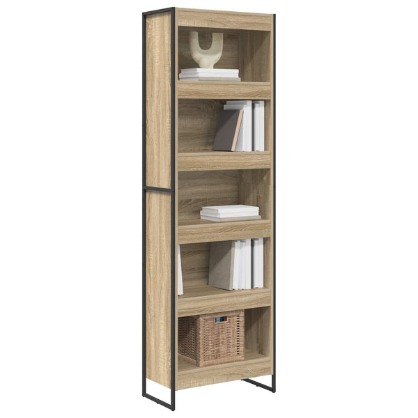 Bücherregal Sonoma Holzwerkstoff 60x30x189,5cm, 2er-Set