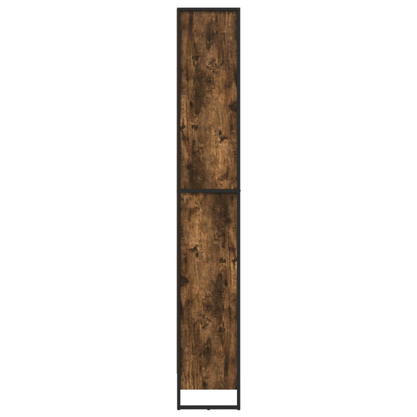 Bücherregal, 2er-Set, Raucharbe, Holzwerkstoff