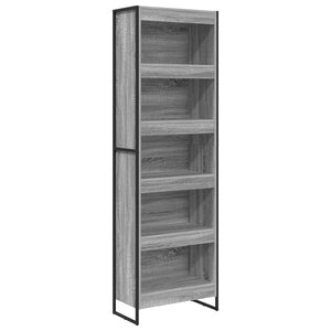 Bücherregal 2er Set Grau Sonoma 189,5 cm