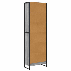 Bücherregal 2er Set Grau Sonoma 189,5 cm