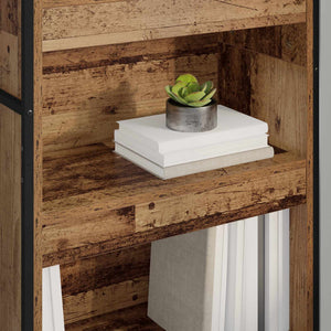 Bücherregal Altholz 60x30x189,5cm, 2er-Set