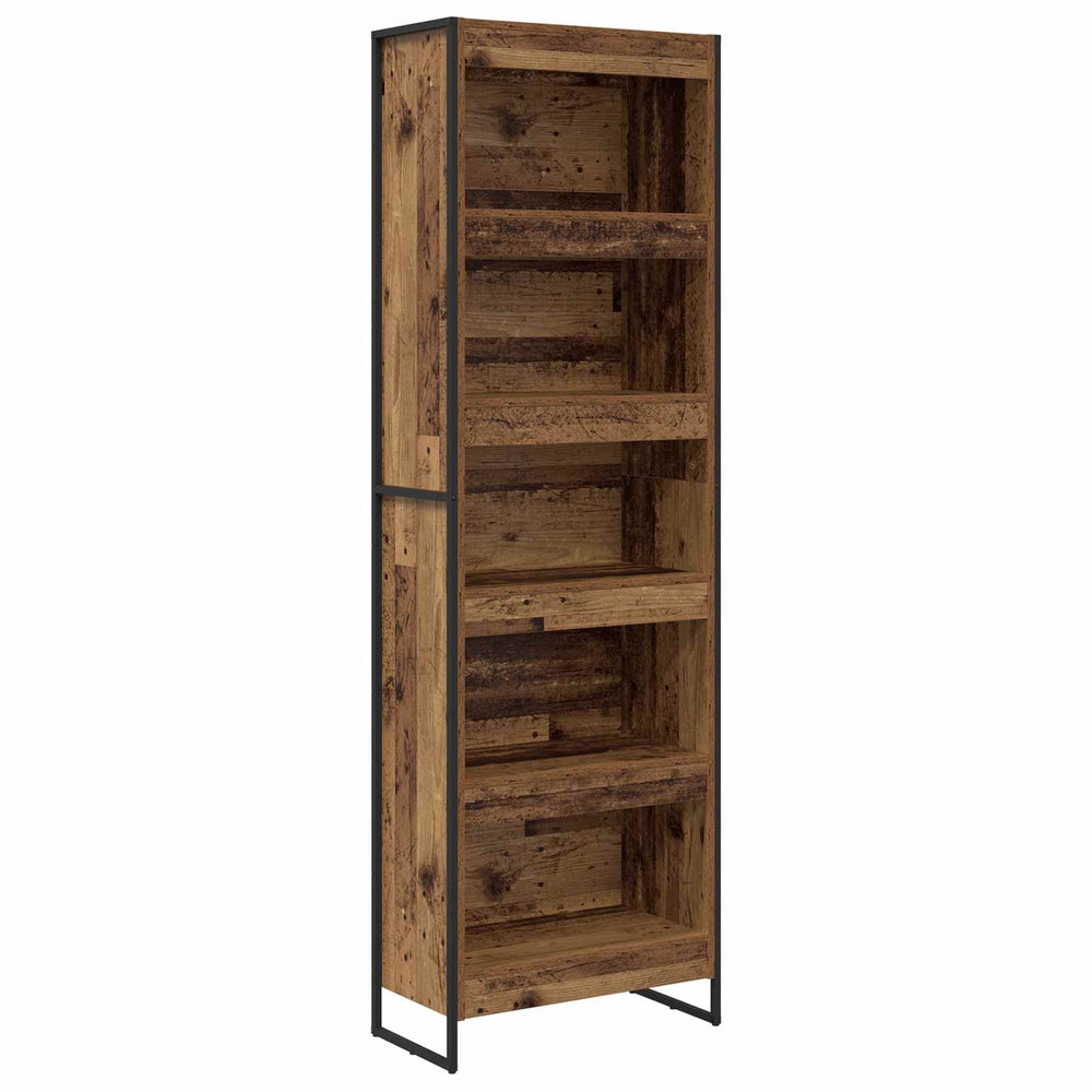Bücherregal Altholz 60x30x189,5cm, 2er-Set
