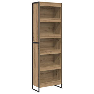 Bücherregal 2er Set Eiche 60x30x189,5cm