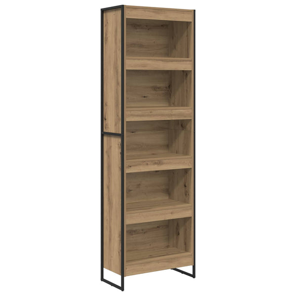 Bücherregal 2er Set Eiche 60x30x189,5cm