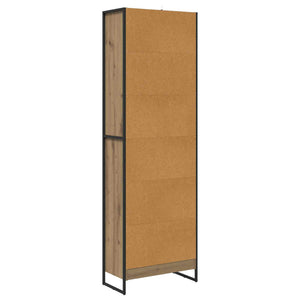 Bücherregal 2er Set Eiche 60x30x189,5cm