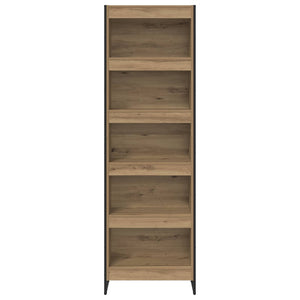 Bücherregal 2er Set Eiche 60x30x189,5cm