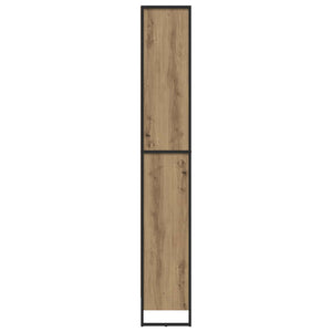 Bücherregal 2er Set Eiche 60x30x189,5cm