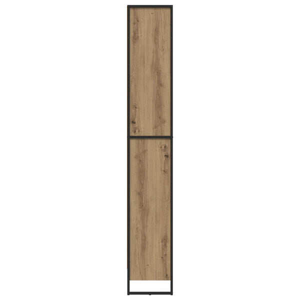 Bücherregal 2er Set Eiche 60x30x189,5cm