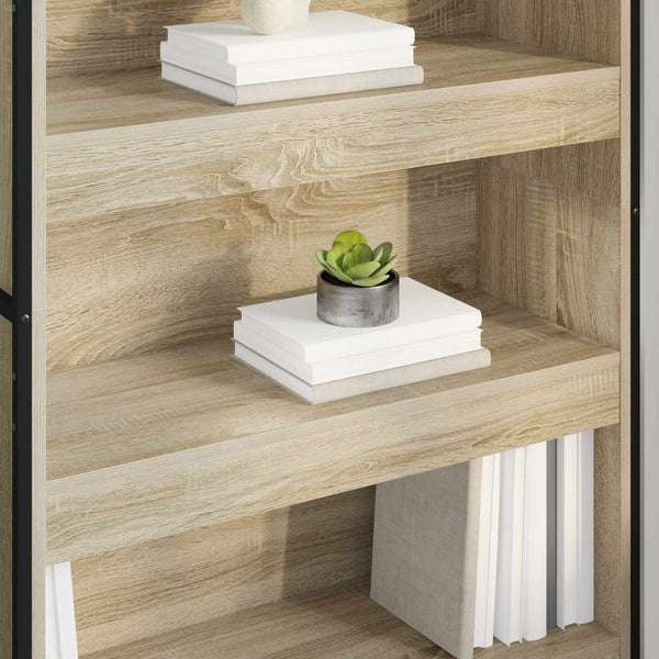 Bücherregal Sonoma Eiche, 2er-Set