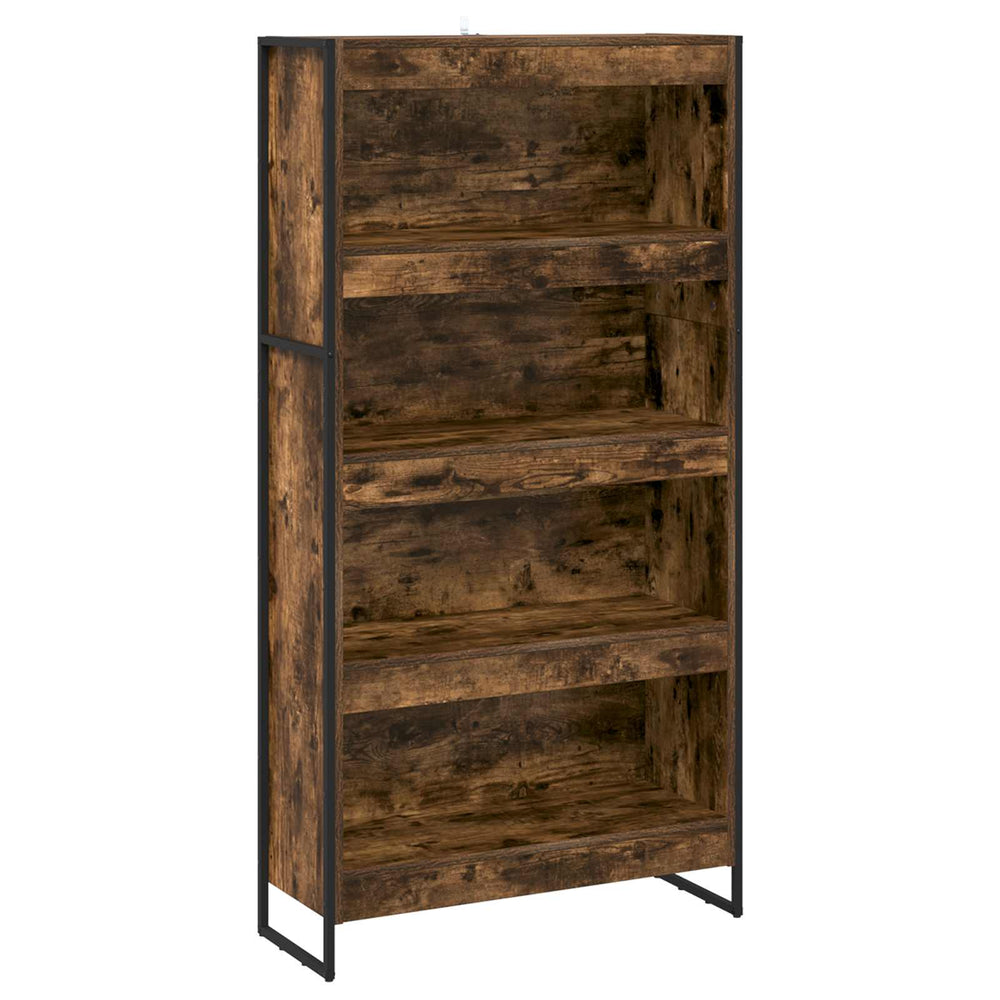 Bücherregal 2er Set, Raucharbe, 80x30x155 cm