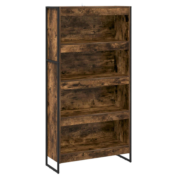 Bücherregal 2er Set, Raucharbe, 80x30x155 cm