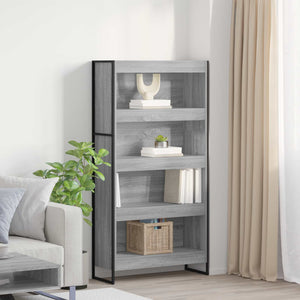 Bücherregal 2er Set Sonoma Grau