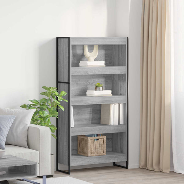 Bücherregal 2er Set Sonoma Grau