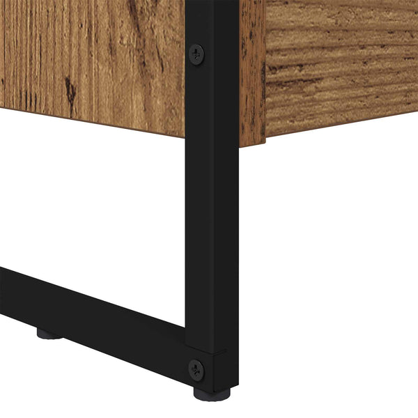 Bücherregal 2er Set Altholz 80x30x155cm
