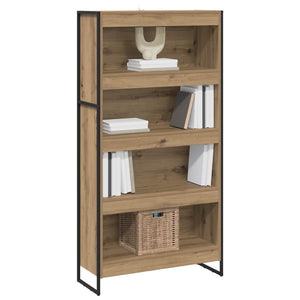 Bücherregal 2er Set Eiche 80x30x155 cm