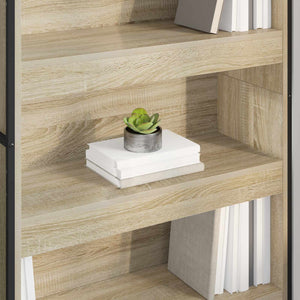 Bücherregal Sonoma Eiche, 2er-Set
