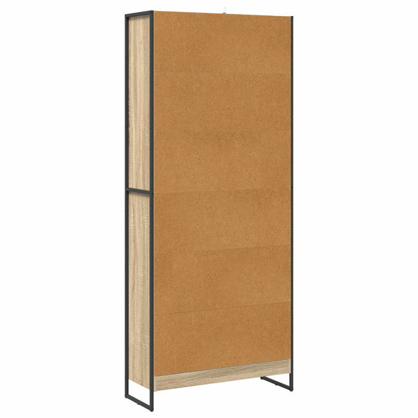 Bücherregal Sonoma Eiche, 2er-Set