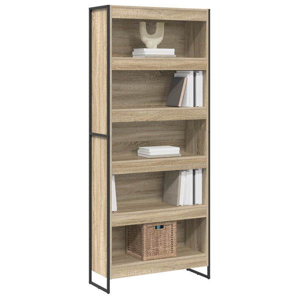 Bücherregal Sonoma Eiche, 2er-Set