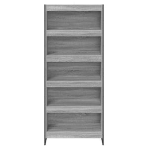 Bücherregal 2er-Set, Grau Sonoma, 80x189,5 cm