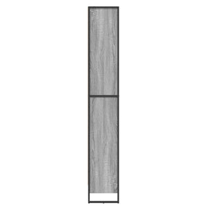 Bücherregal 2er-Set, Grau Sonoma, 80x189,5 cm