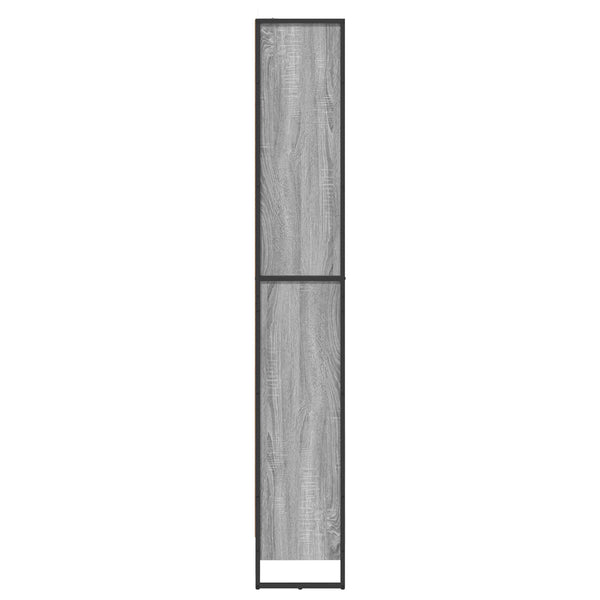 Bücherregal 2er-Set, Grau Sonoma, 80x189,5 cm