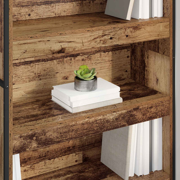 Bücherregal 2er Set Altholz
