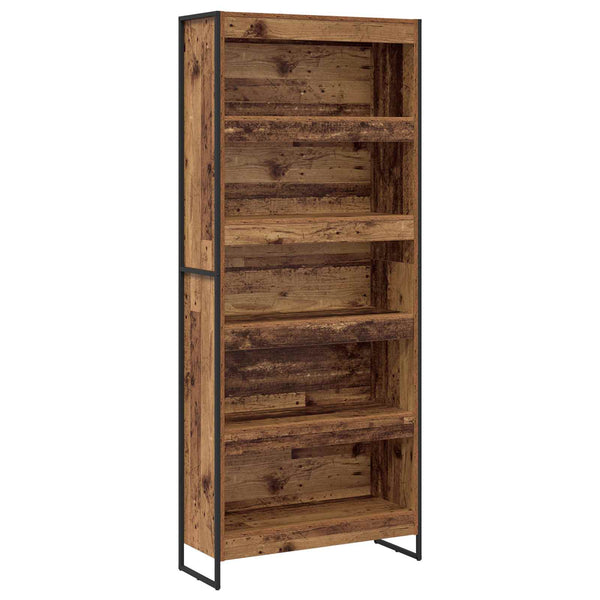 Bücherregal 2er Set Altholz