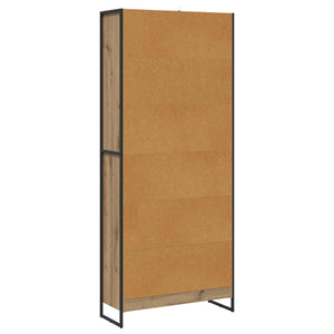 Bücherregal 2er-Set Eiche 80x30x189,5cm