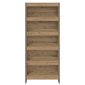 Bücherregal 2er-Set Eiche 80x30x189,5cm