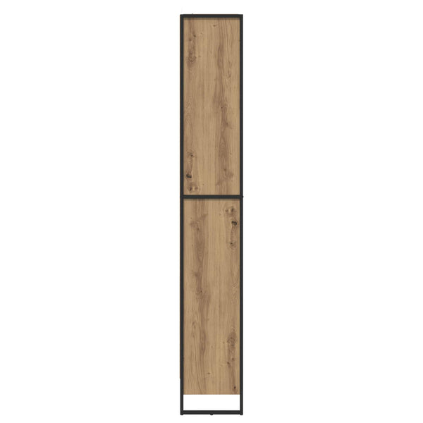 Bücherregal 2er-Set Eiche 80x30x189,5cm