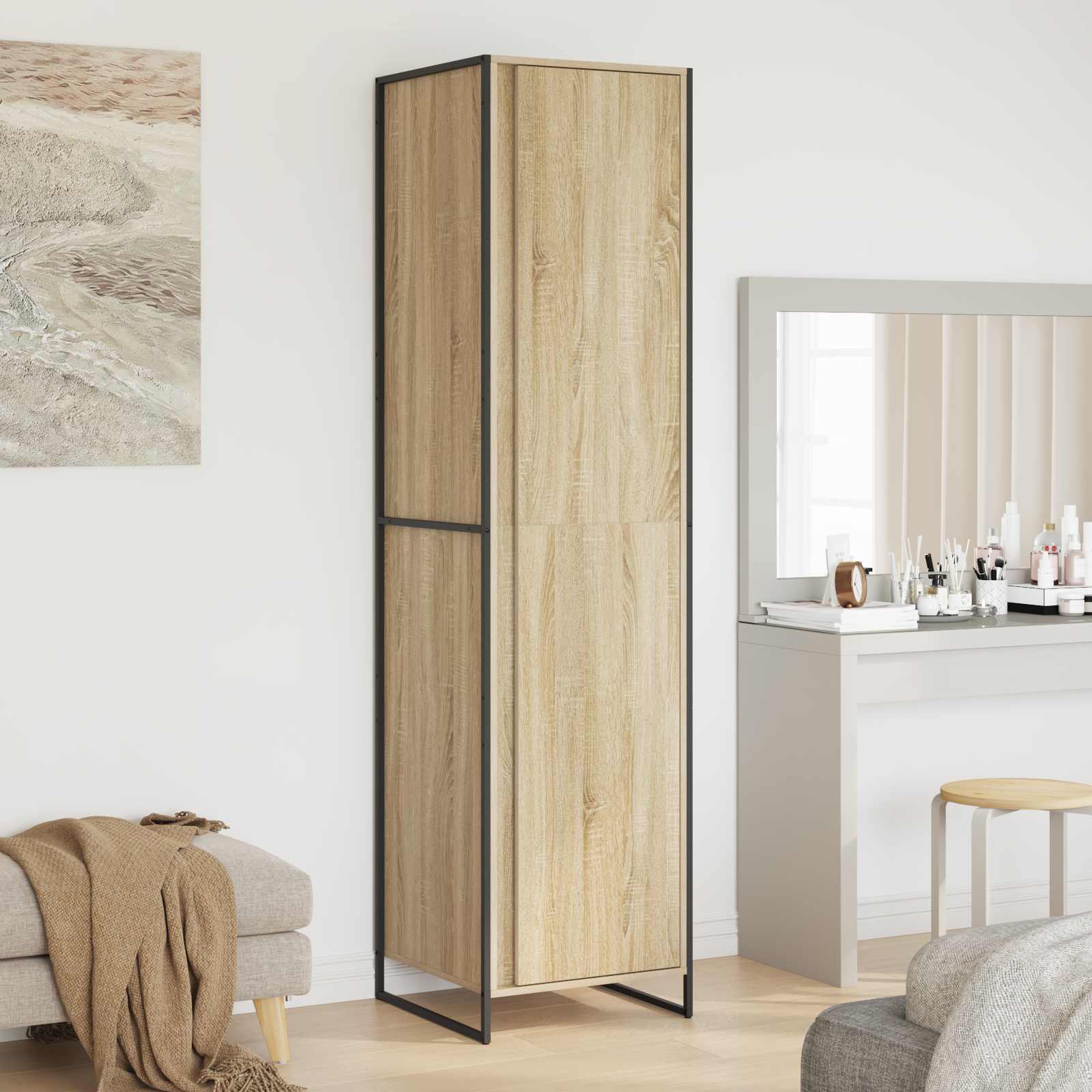 Kleiderschrank Sonoma Eiche 2er-Set