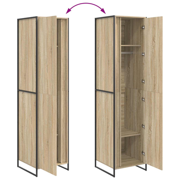 Kleiderschrank Sonoma Eiche 2er-Set
