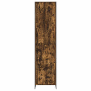 Kleiderschrank 2er Set Rauchfarbe 50x50x200cm