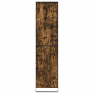 Kleiderschrank 2er Set Rauchfarbe 50x50x200cm