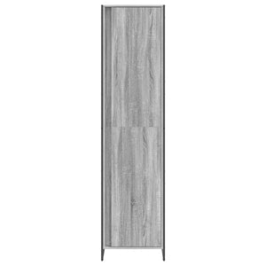Kleiderschrank 2er Set Grau Sonoma 50x200 cm