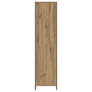 Kleiderschrank mit Tür, 2er Set, Eiche