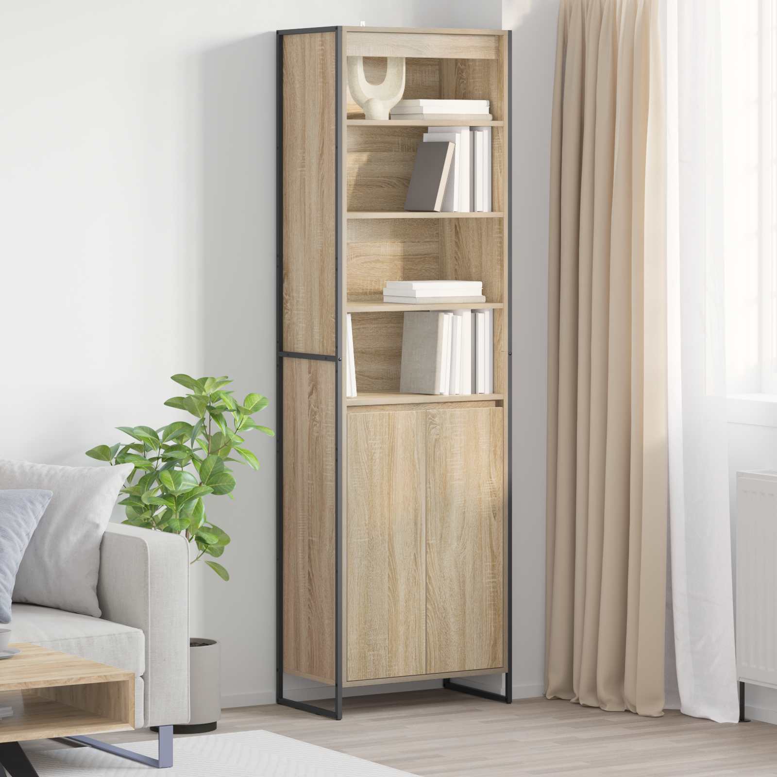 Hoher Schrank Sonoma 60x36x200 cm