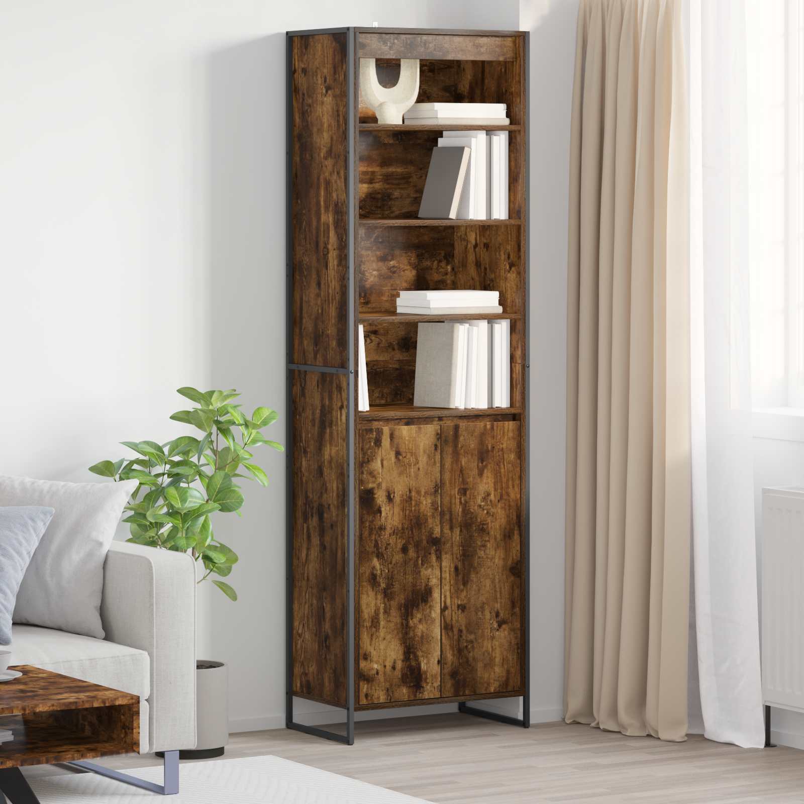Hoher Schrank Raucharbe 60x36x200cm