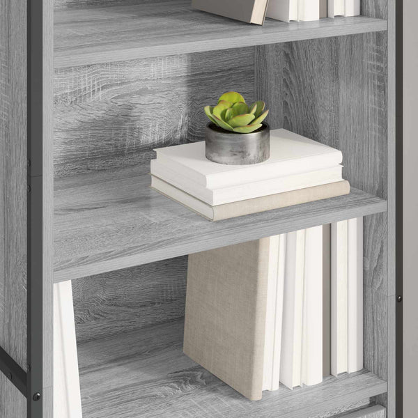 Hoher Schrank Grau Sonoma 60x36x200cm