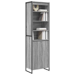 Hoher Schrank Grau Sonoma 60x36x200cm